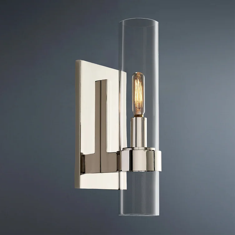 Ravelle Glass Shaded Wall Sconce Wall Lamps For Bedroom