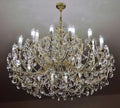 Quotation 090701-24-flame Maria Theresa crystal chandelier with the square hand-cut