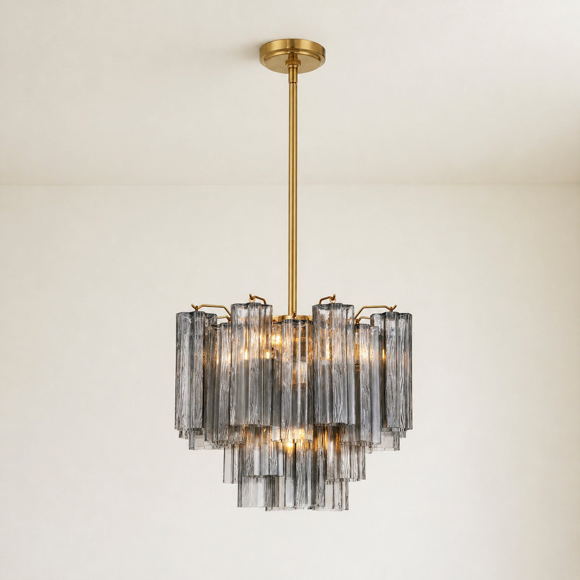 Addis Glass Chandelier by Meetlighting