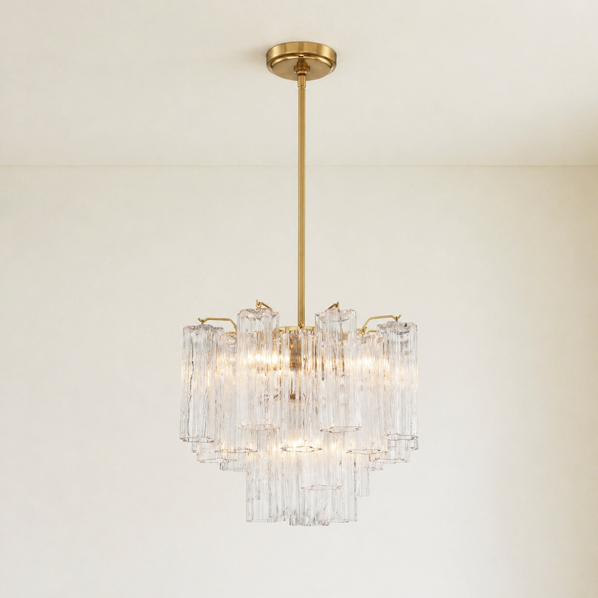 Addis Glass Chandelier by Meetlighting