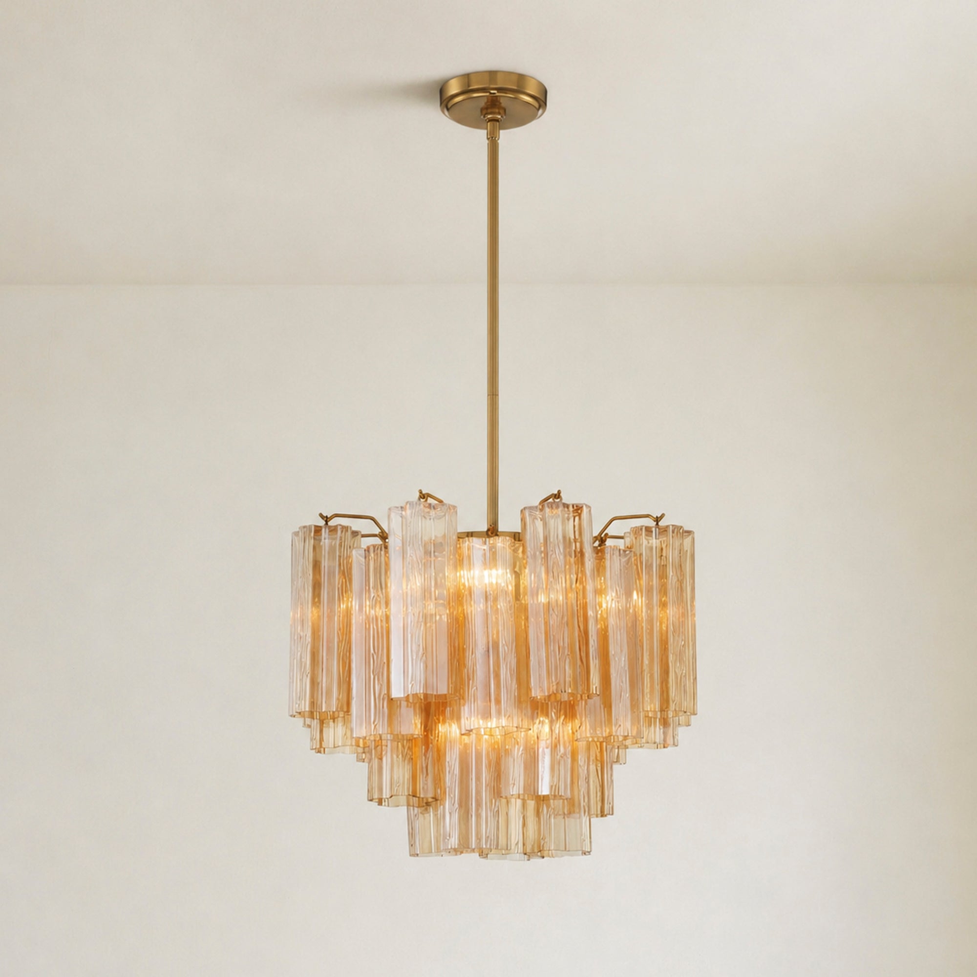 Addis Glass Chandelier by Meetlighting