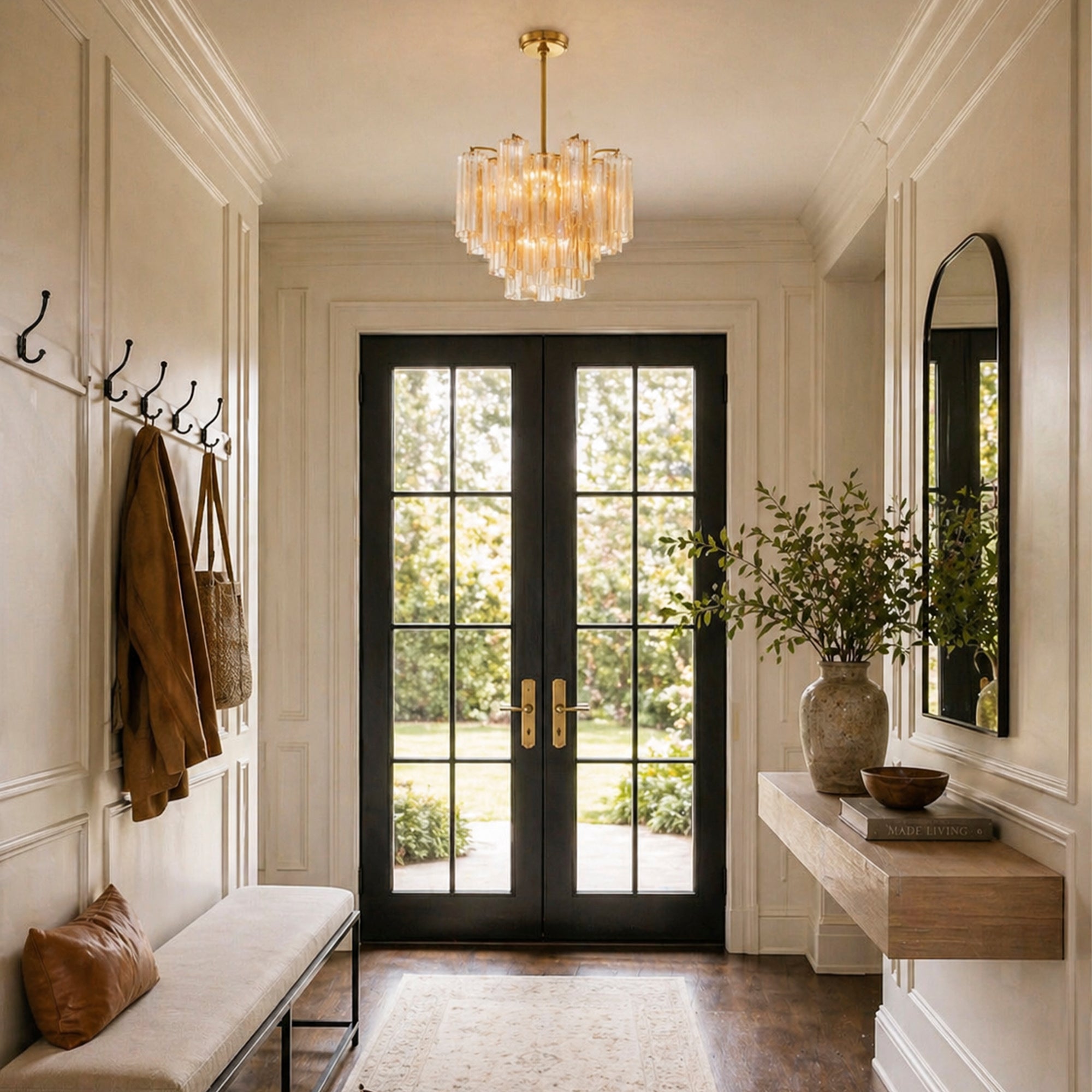 Addis Glass Chandelier by Meetlighting