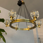 Demaret Round Chandelier 36" for Living Room, Bedroom, Dining Table