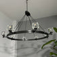 Demaret Round Chandelier 60" for Living Room, Bedroom, Dining Table