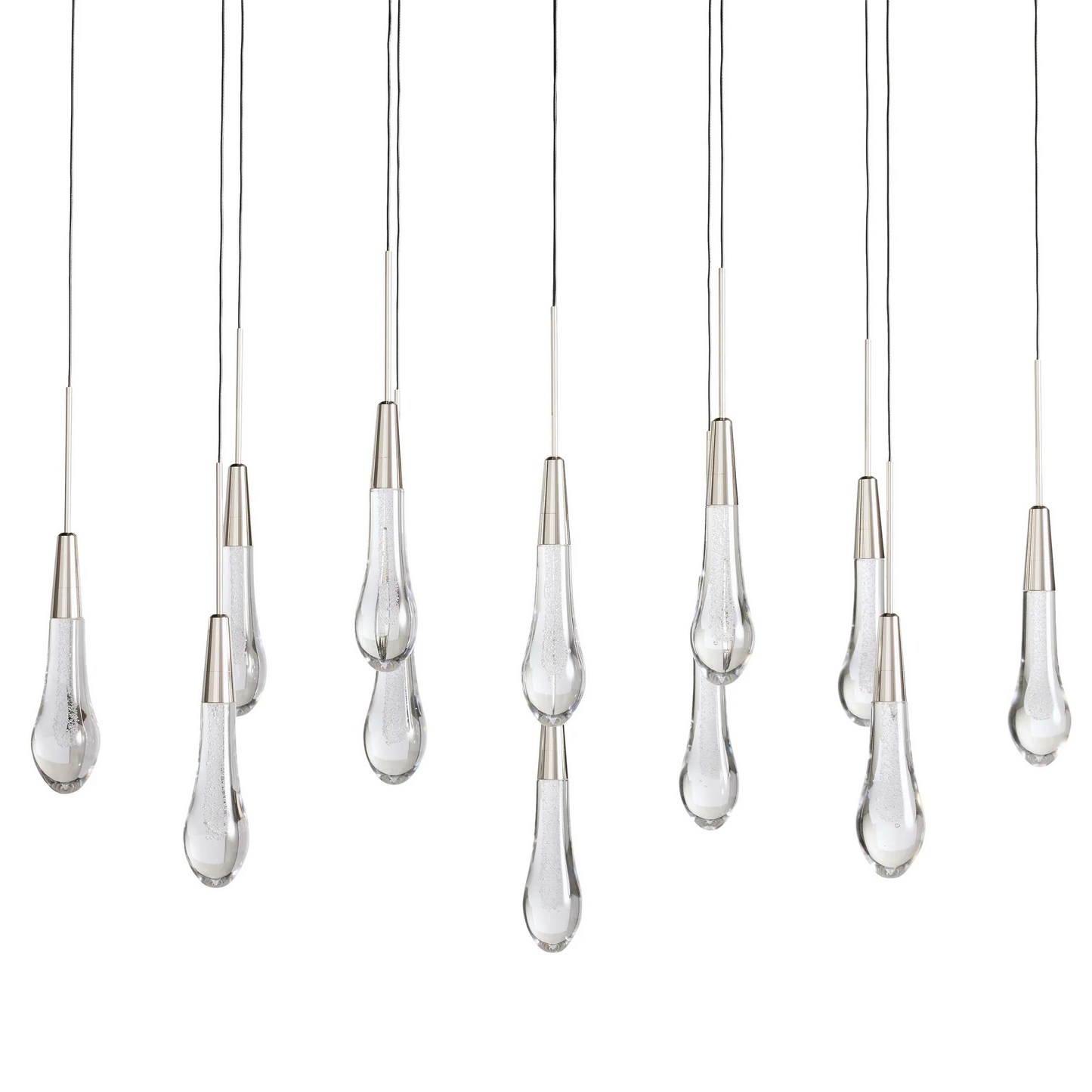 Modern Soltaire 37" Linear Chandelier