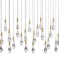 SOLITAIRE LINEAR CHANDELIER 70W (CUSTOMIZE DROP 20)