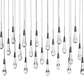 SOLITAIRE LINEAR CHANDELIER 70W (CUSTOMIZE DROP 20)