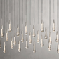 SOLITAIRE LINEAR CHANDELIER 70W (CUSTOMIZE DROP 20)