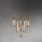 SOLITAIRE ROUND CHANDELIER 17"W 24"W 36“W