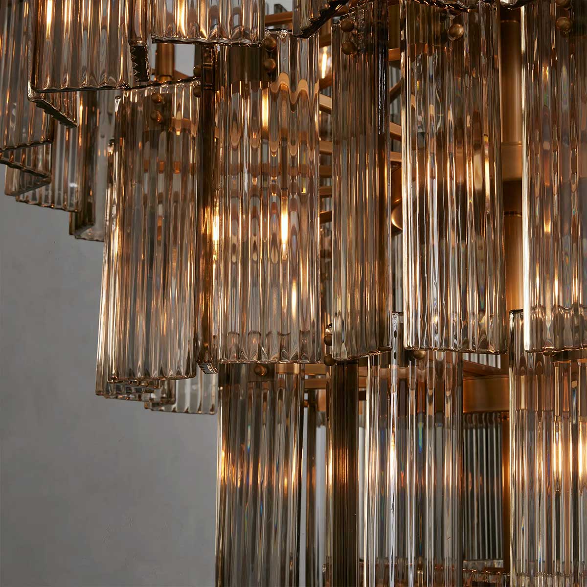 Delsie Round Chandelier-MEET LIGHTING