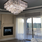 Odeom 7-Layer Crystal Square Chandelier 47"