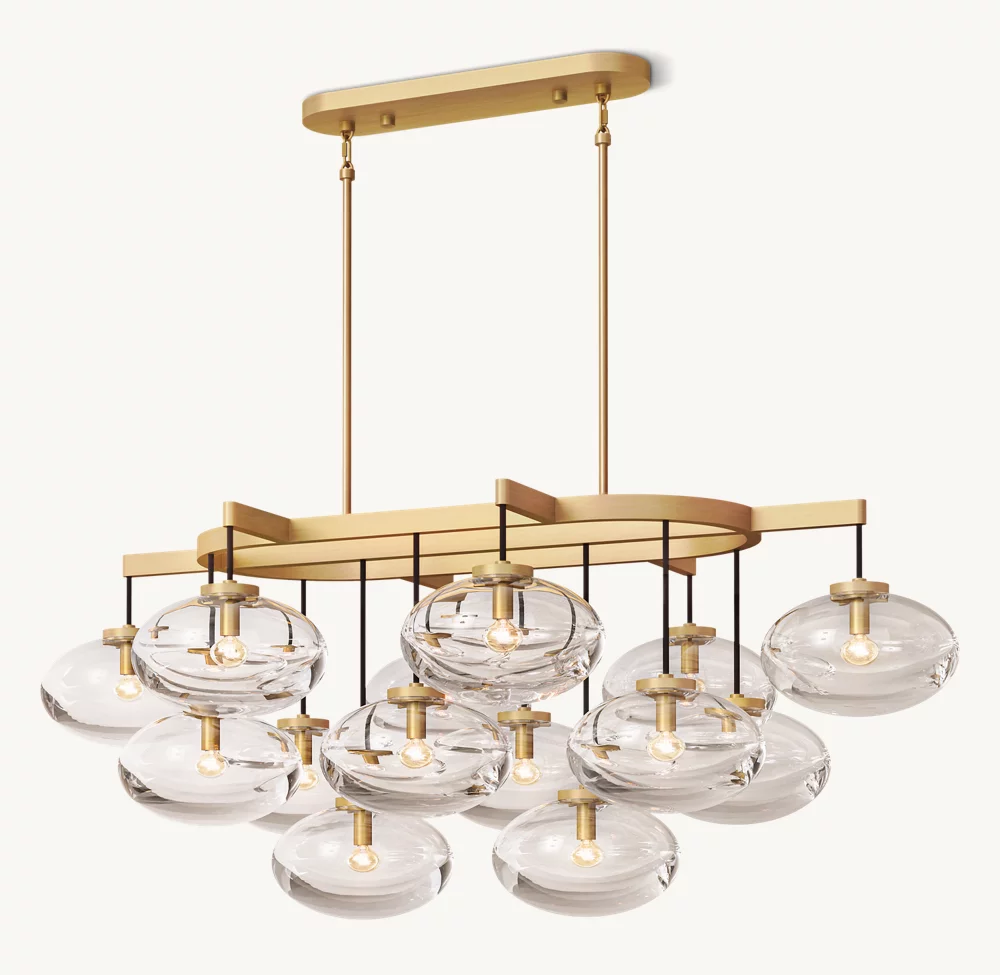 Cabrette Linear Chandelier 54"-MEET LIGHTING