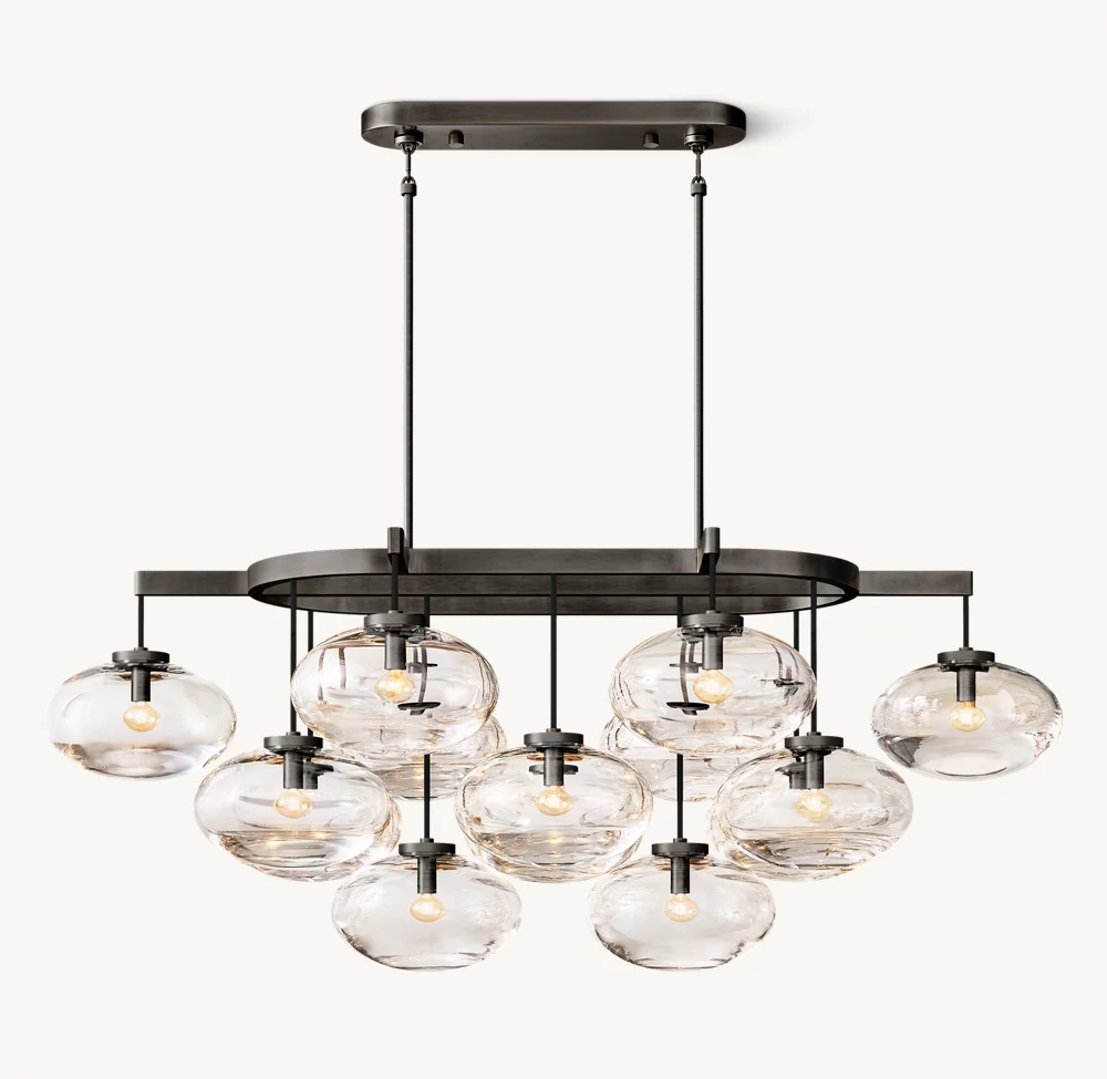 Cabrette Linear Chandelier 54"-MEET LIGHTING
