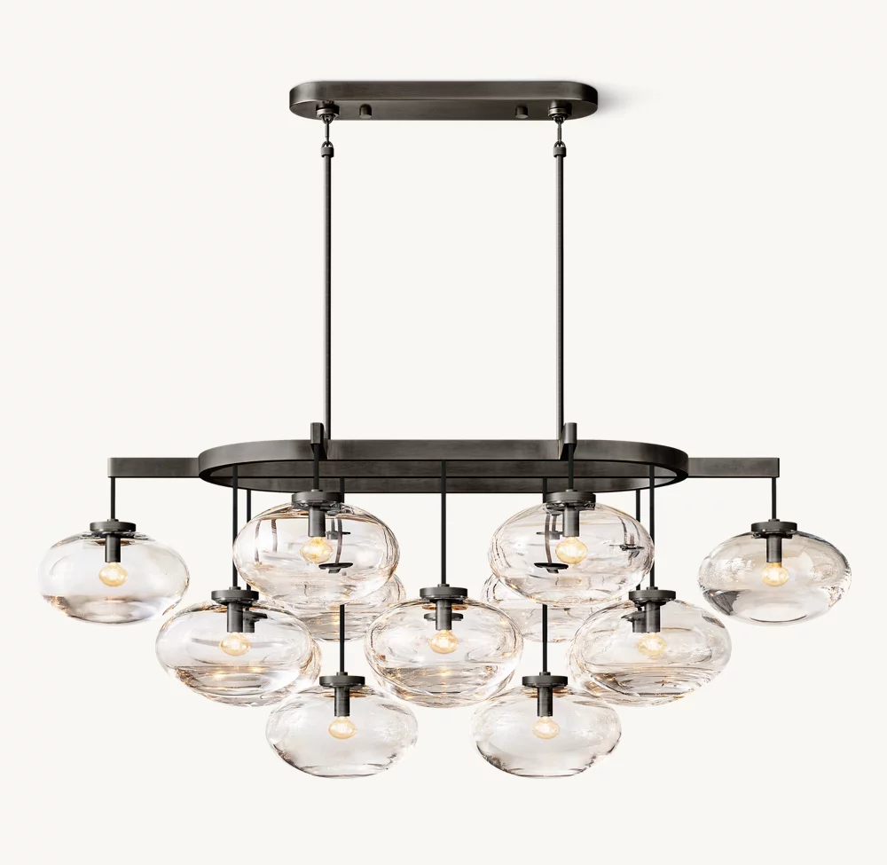 Cabrette Linear Chandelier 54"