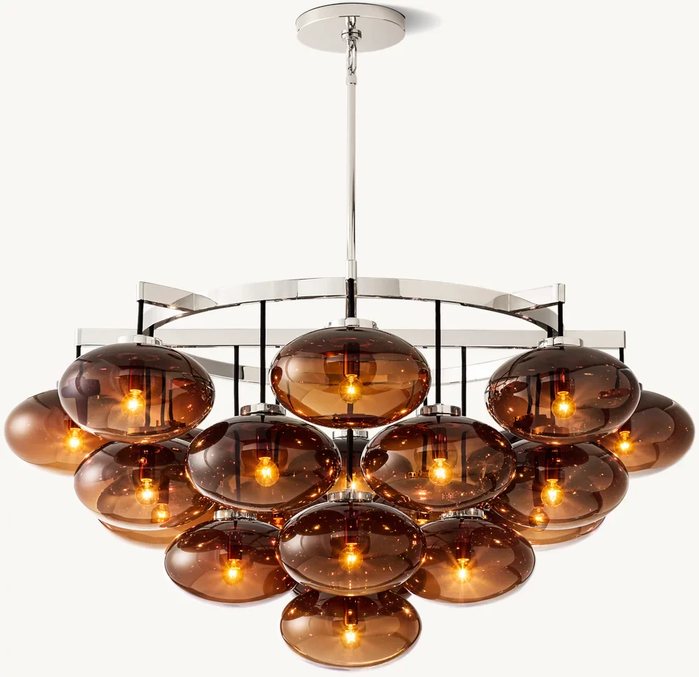 Cabrette Round Chandelier 48"