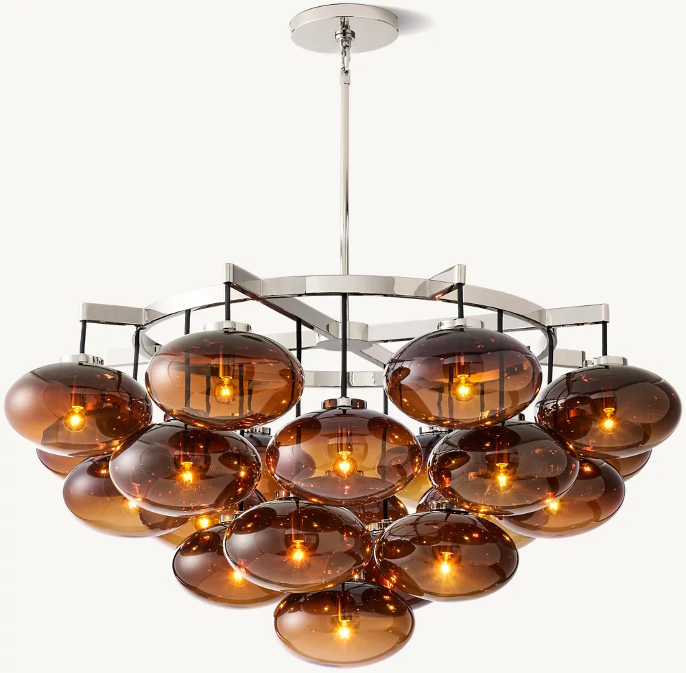 Cabrette Round Chandelier 48"