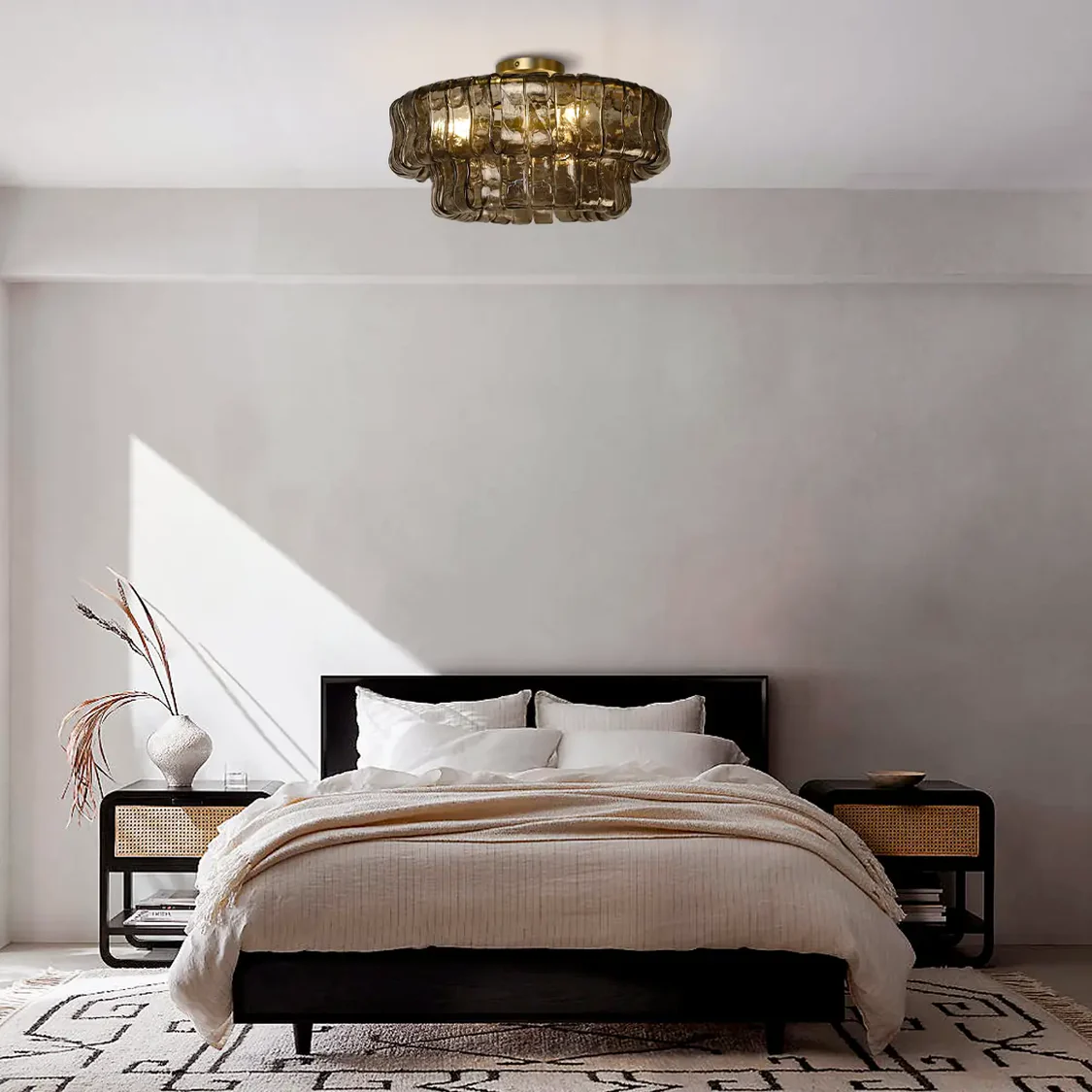 Ghiaccio Flushmount Chandelier-MEET LIGHTING