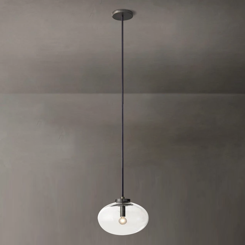 Cabrette Clear Glass Pendant