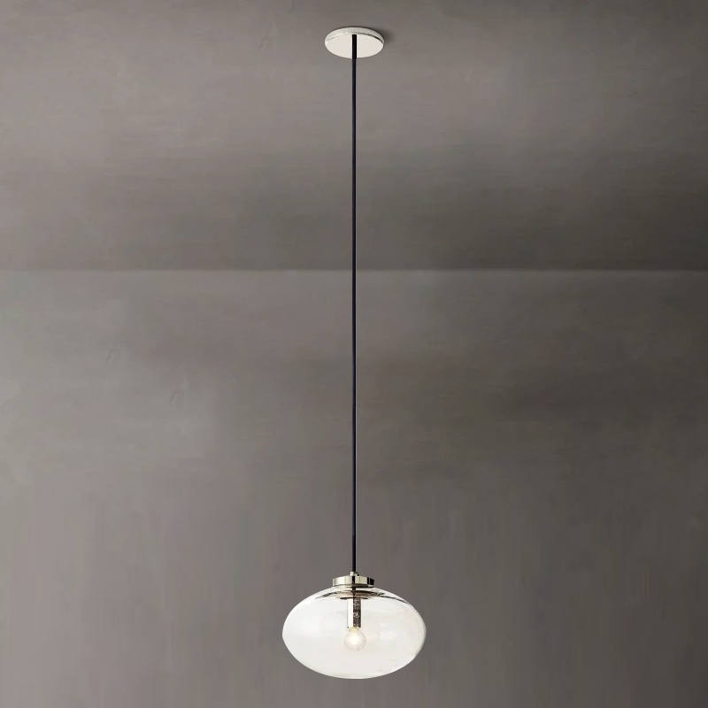 Cabrette Clear Glass Pendant