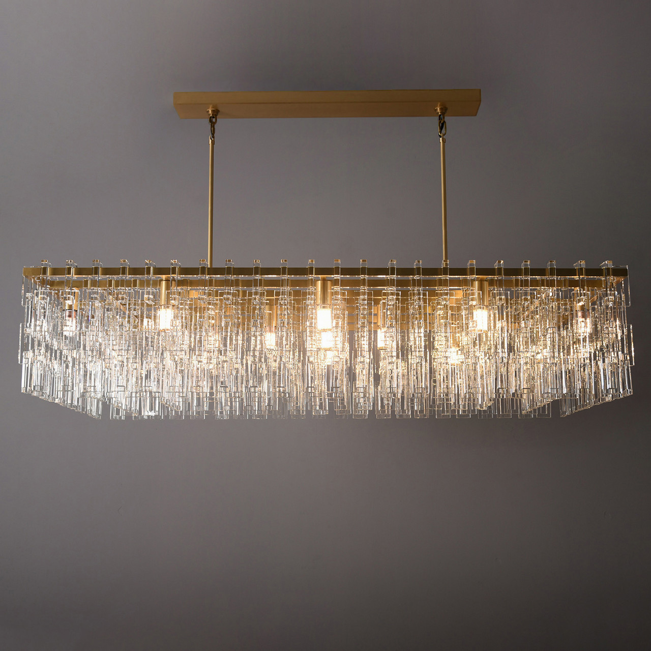 Marignan Rectangle Chandelier-MEET LIGHTING