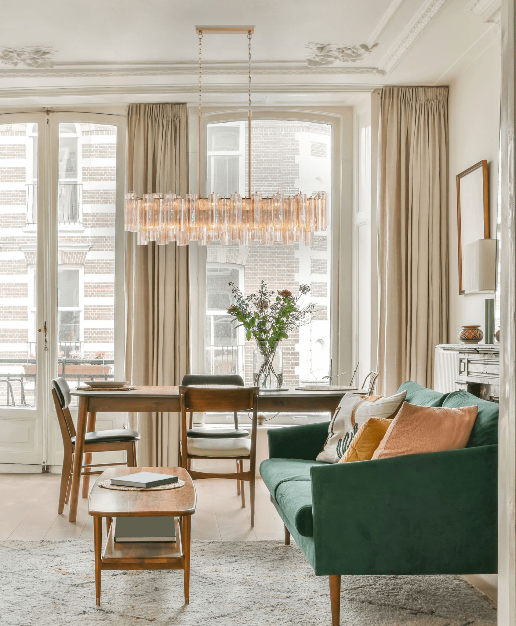 Addis Linear Chandelier by Meetlighting