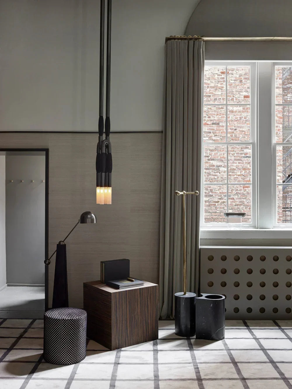Antonia Horsehair Pendant 4-Light by Meetlighting