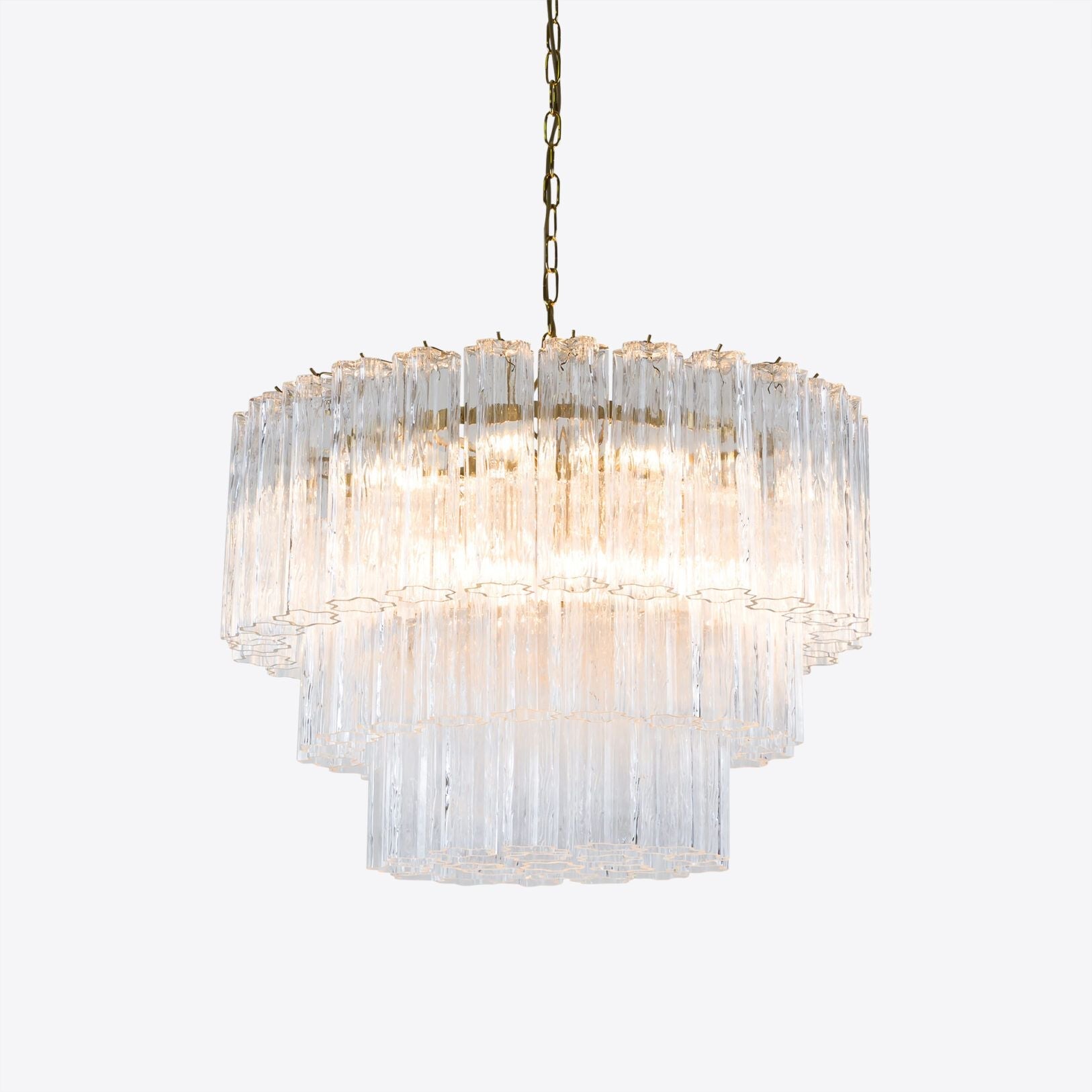 Medium Treviso Murano Chandelier 28" by Meetlighting
