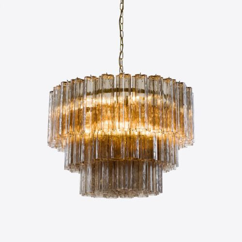Medium Treviso Murano Chandelier 28" by Meetlighting