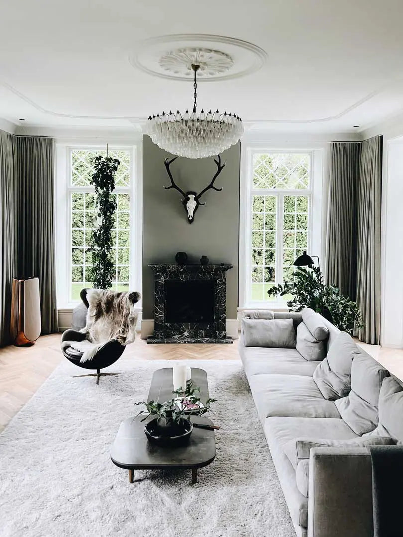 Murano Chandelier – Poliedri – 185 glass – White Alabaster by Meetlighting
