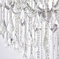 19TH Clear Rococo Royal Cut Crystal Round Chandelier 60"