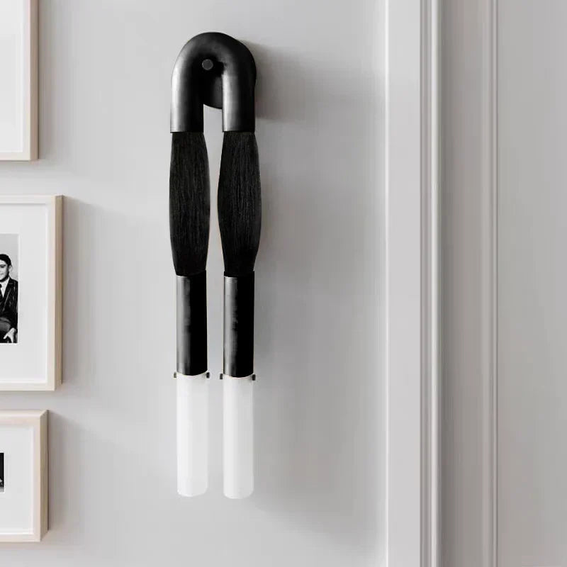 Antonia Horsehair Double Sconce by Meetlighting