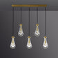 Modern Raindrop Rectangle Chandelier