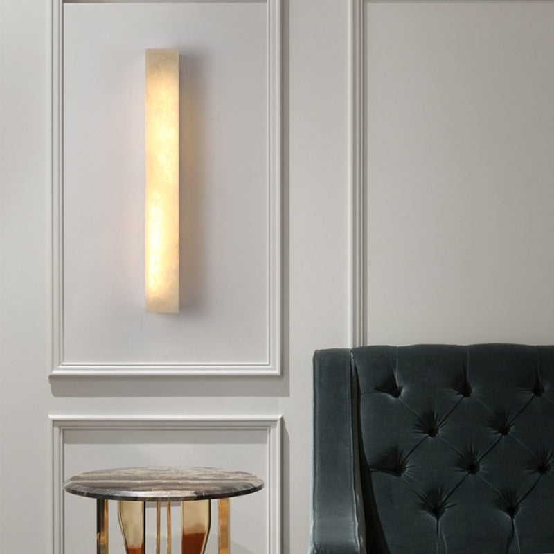 Real Alabaster Wall Sconce For Living Room