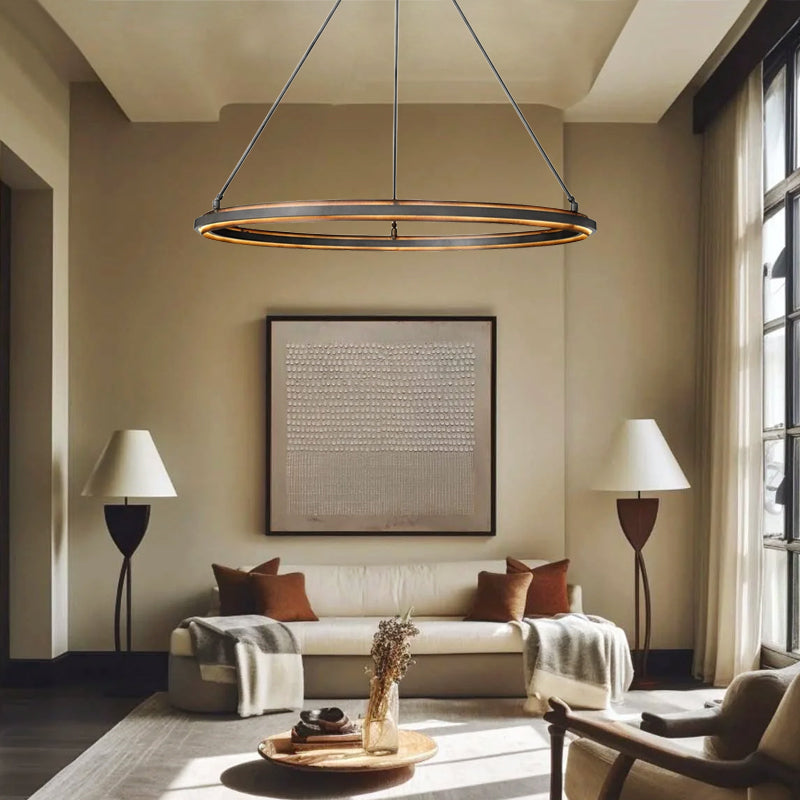 Perez Round Chandelier 60"-MEET LIGHTING