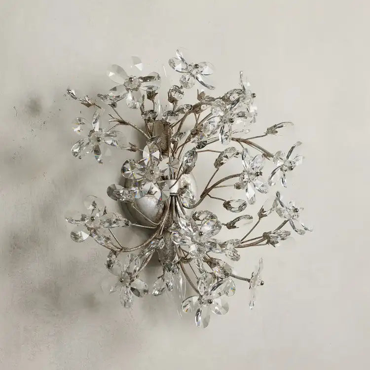 Fiore 2-Light Crystal Wall Sconce