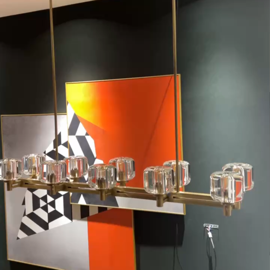 Demart Linear Chandelier-MEET LIGHTING