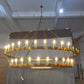 Camino Vintage Candelabra/Filament Round Chandelier