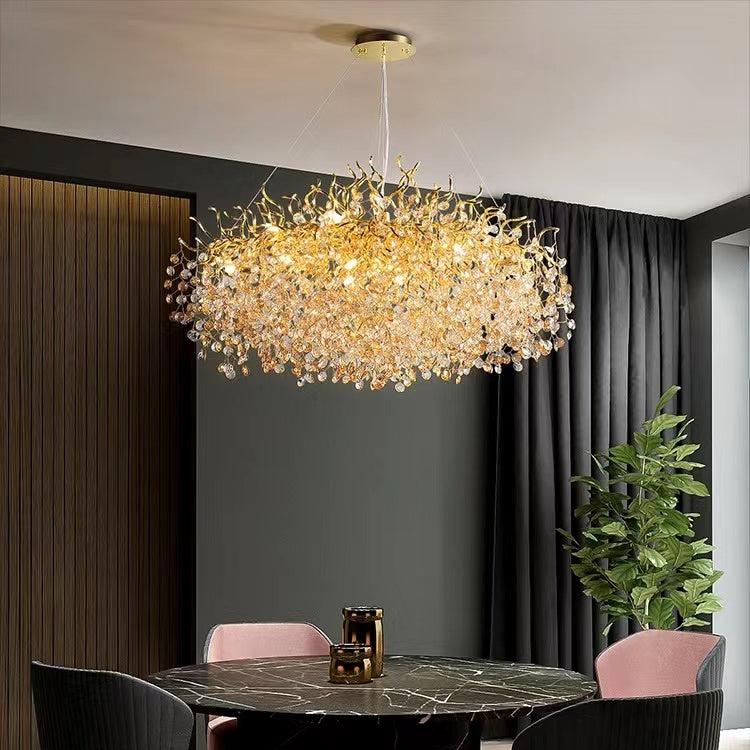 New Modern Light Luxury Branch Crystal Chandelier for Dining /Living Room-MEET LIGHTING