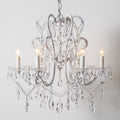 Nordic Vintage Candle Pendant Romantic Crystal Chandelier for Bedroom / Dining Room / Living Room-MEET LIGHTING