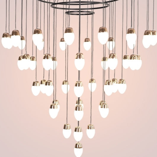 Extra Large Post-Modern Multi-tier Chandelier for High-ceiling Room/Stairs-MEET LIGHTING
