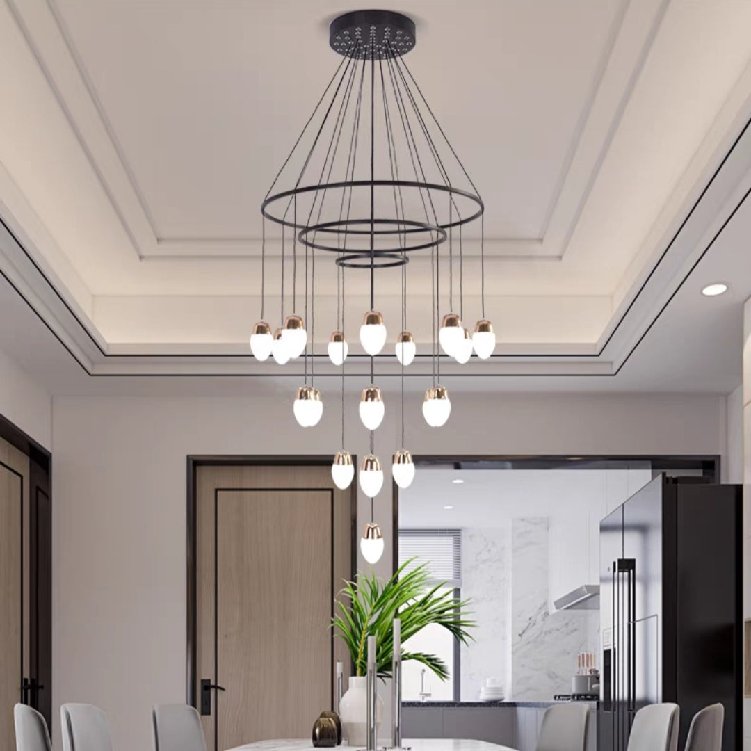 Extra Large Post-Modern Multi-tier Chandelier for High-ceiling Room/Stairs-MEET LIGHTING