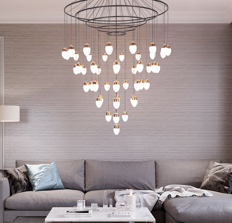 Extra Large Post-Modern Multi-tier Chandelier for High-ceiling Room/Stairs-MEET LIGHTING