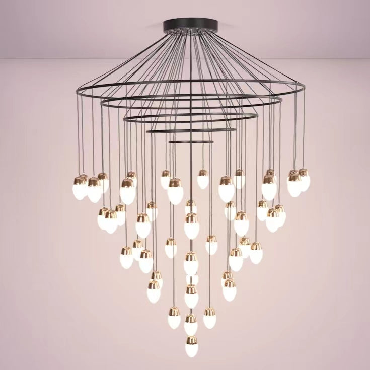 Extra Large Post-Modern Multi-tier Chandelier for High-ceiling Room/Stairs-MEET LIGHTING