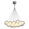 Oversize Modern Glass Ball Bubble Light Art Chandelier for Living/Dining Room/Clothing Store