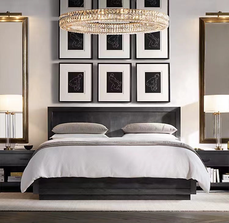 Oversized Modern Ring Pendant Light/Round Crystal Chandelier for Living/Dining Room/Bedroom-MEET LIGHTING