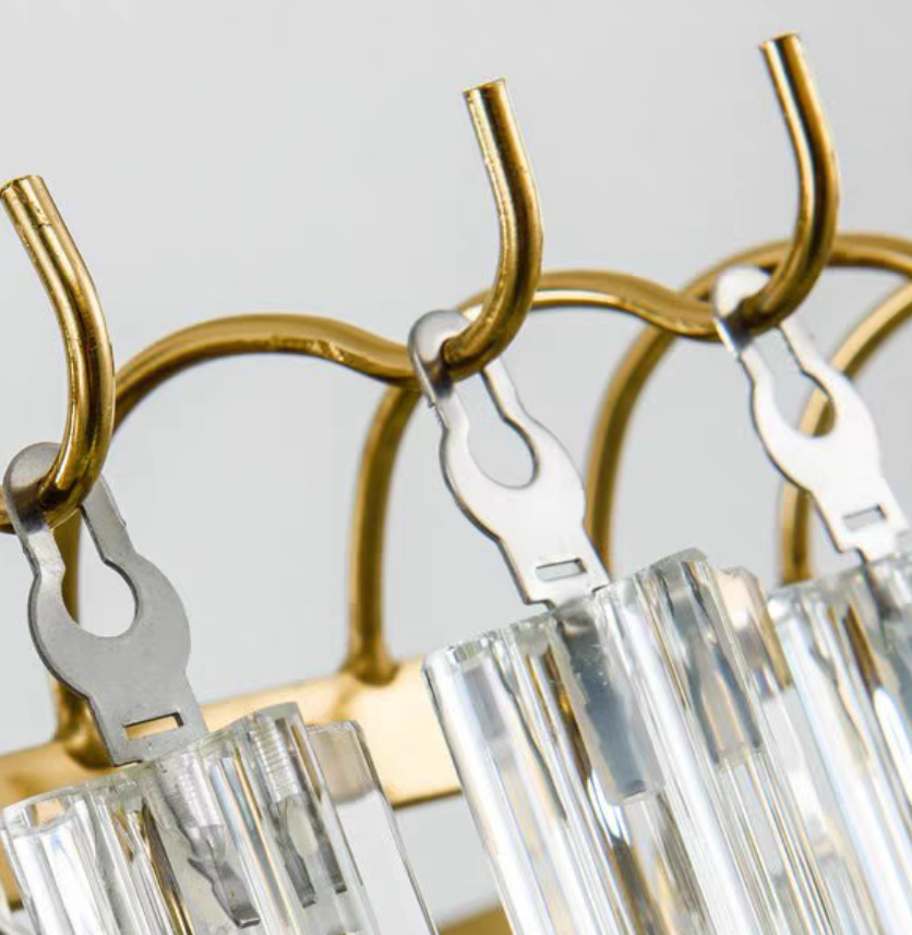 Multi-Tier Modern Light Luxury Crystal Rods Pendant Chandelier for Living Room/Bedroom/Foyer/Entrys-MEET LIGHTING