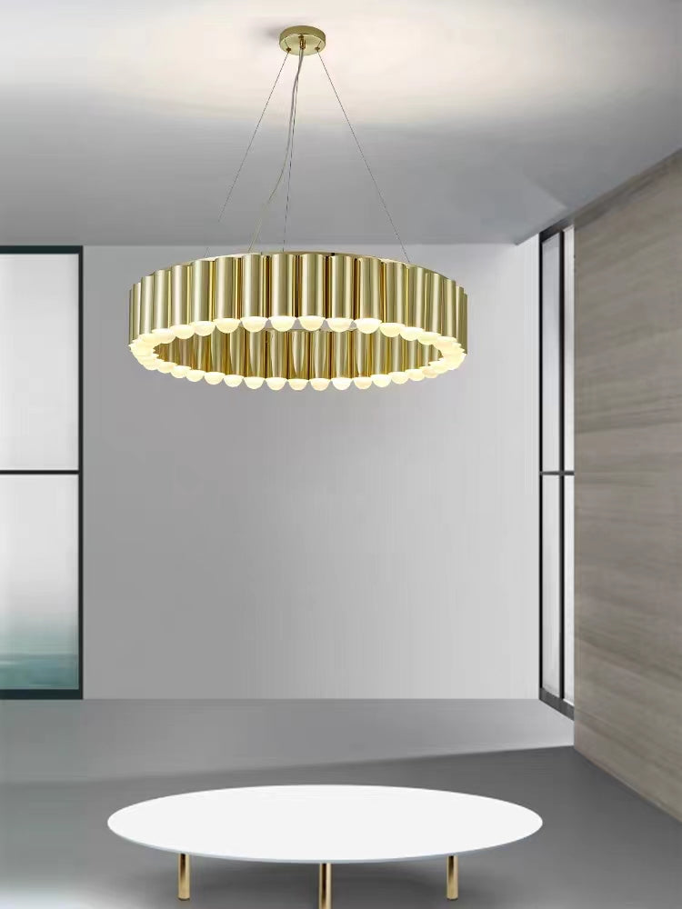 Designer Model Oversized Multi-head Round Chandelier for Living/Dining Room/Bedroom-MEET LIGHTING