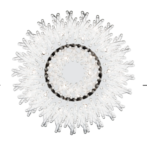 Extra Large Modern Tiers Clear Glass Tubes Chandelier for Living Room/Hotel Lobby-MEET LIGHTING