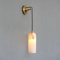 Truda Modern Alabaster Wall Sconce, Wall Lamp For Living Room,Bedroom