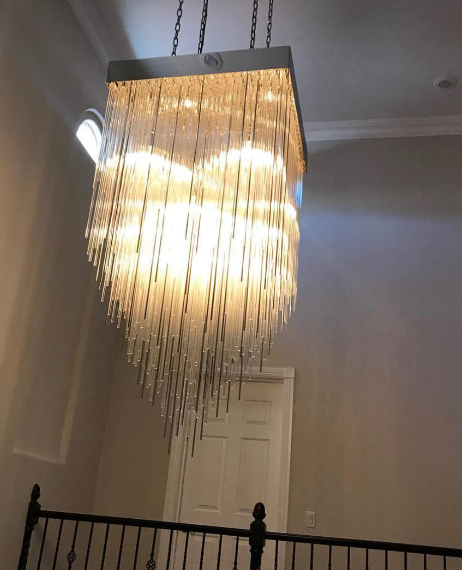 Casocada Square Chandelier 30"